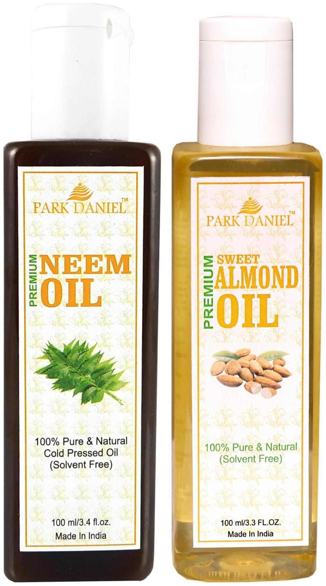 

Park Daniel Premium Neem Oil And Almond Oil Combo Of 2 Bottles Of 100 ml (200 ml )
