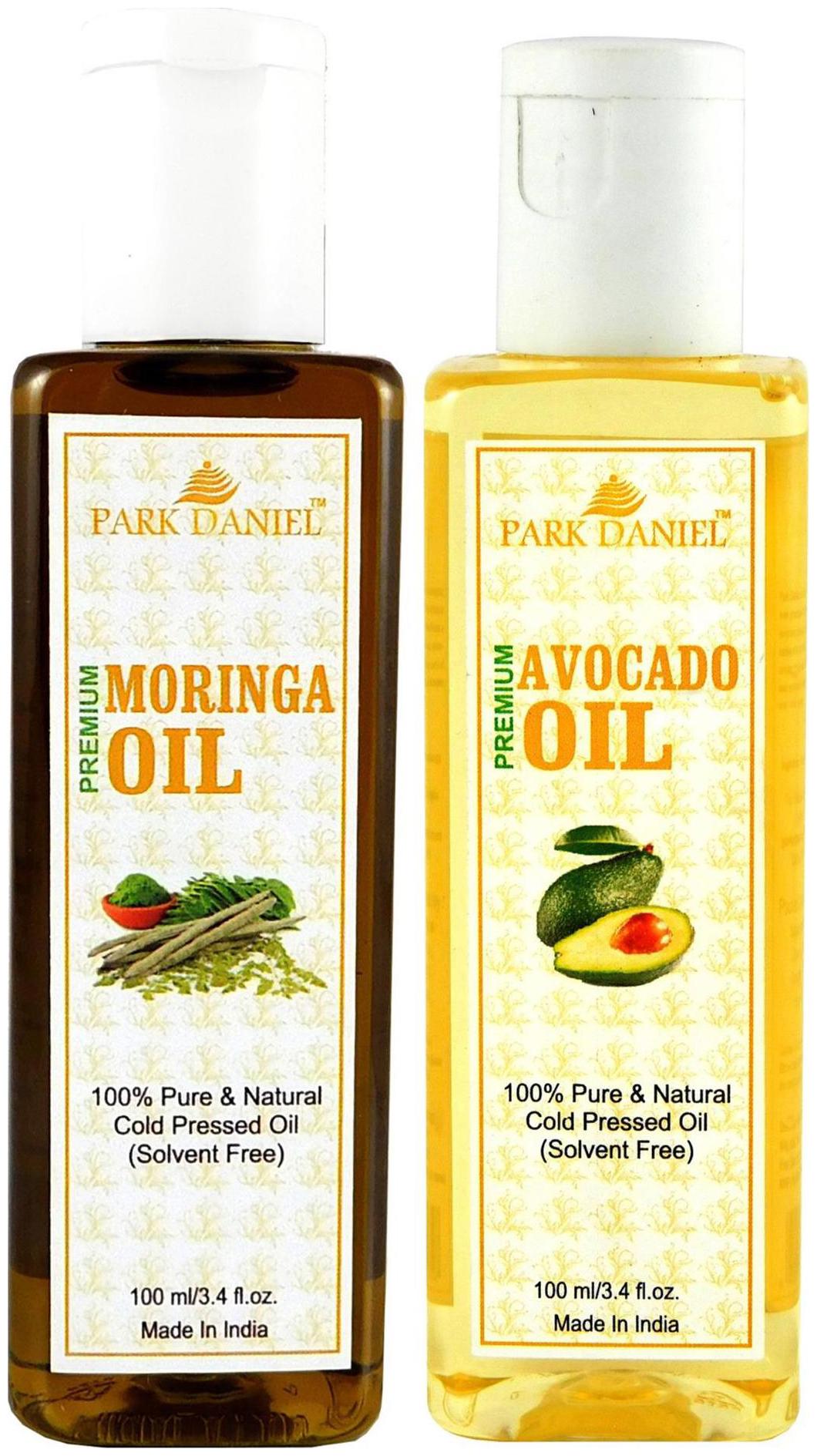 

Park Daniel Premium Moringa Oil And Avocado Oil Combo Of 2 Bottles Of 100 ml (200 ml )