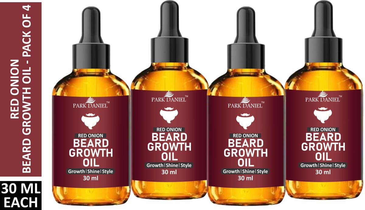 

PARK DANIEL Red Onion Beard Growth 30 ml each Pack of 4
