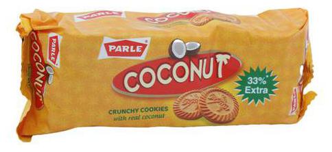 

Parle Biscuits - Coconut Crunchy with Real Coconut 108 g