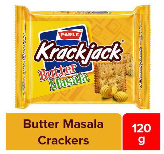 

Parle Krackjack Biscuits - Butter Masala 120 g