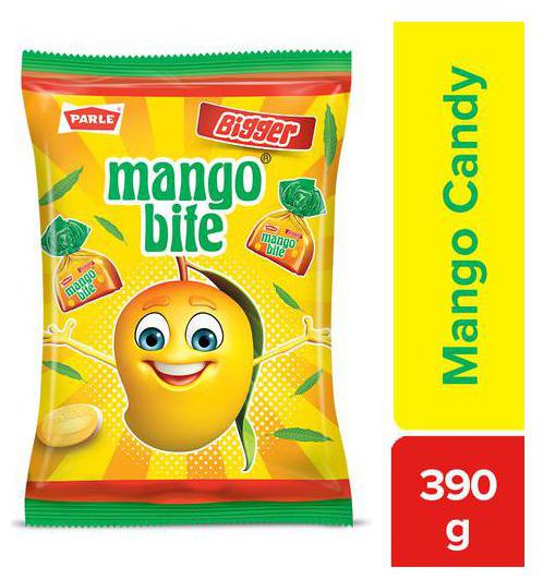 

Parle Mango Bite Candy - Bigger 390 g