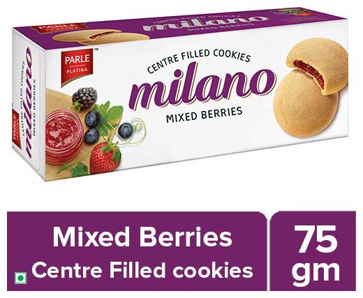 

Parle Milano Centre Filled Mixed Berries 75 g