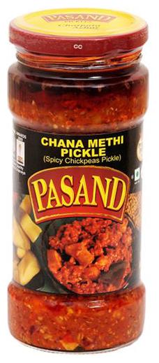 

Pasand Pickle - Chana Methi Mango (Spicy Chickpeas) 400 g