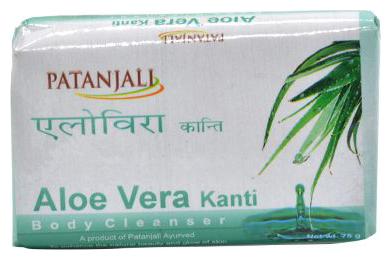 

Patanjali Aloe Vera Kanti - Body Cleanser Soap 75 g