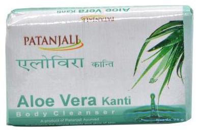 

Patanjali Aloe Vera Kanti - Body Cleanser Soap 75 g