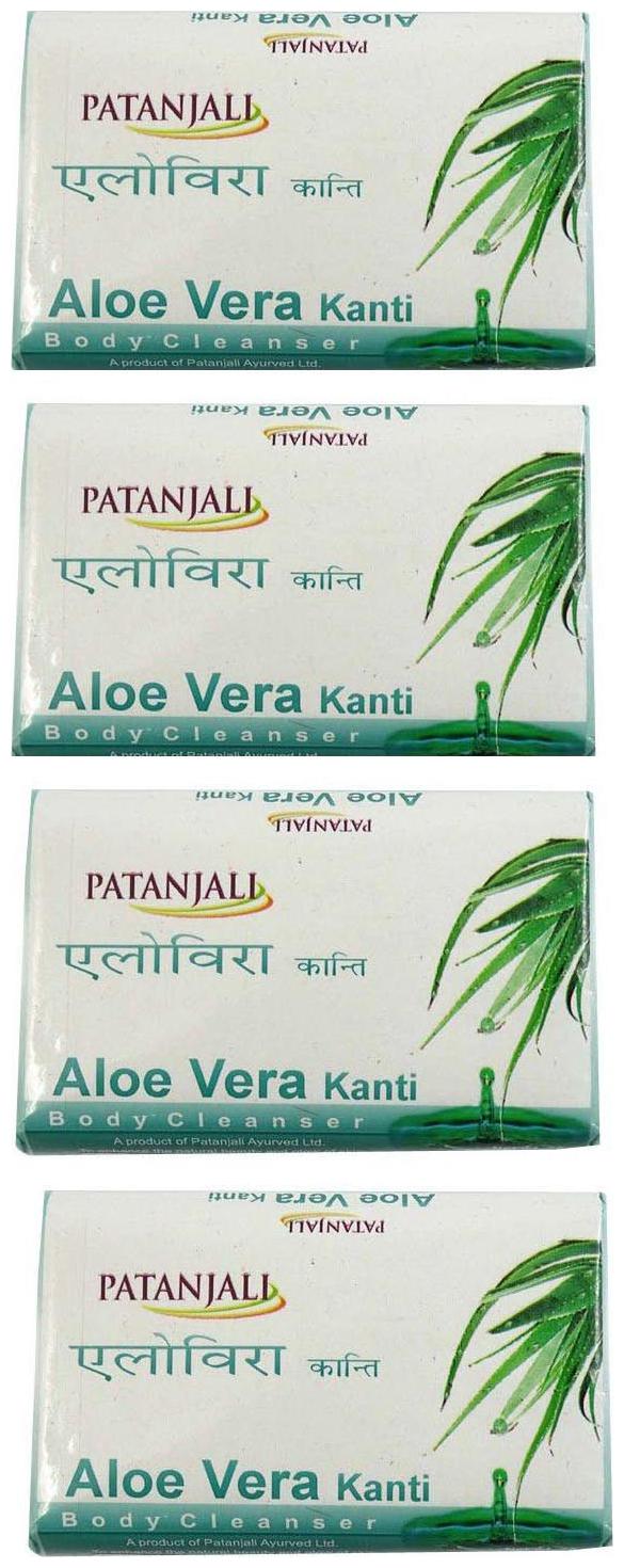 

Patanjali Aloevera Kanti Body Cleanser 150 g( Pack of 4)