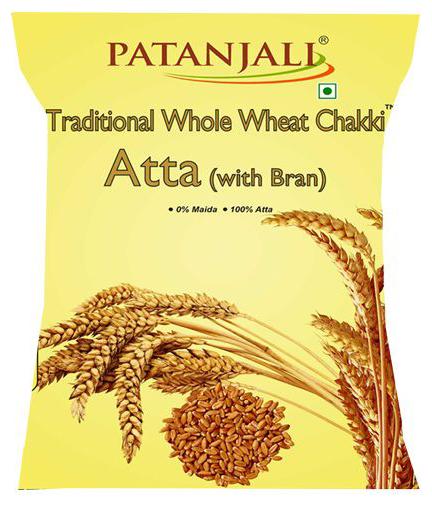 

Patanjali Chakki Atta - Whole Wheat Traditional With Bran 5 kg