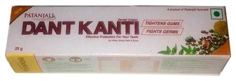 

Patanjali Dant Kanti - Regular Dental Cream 25 g