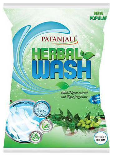 

Patanjali Detergent Powder - Herbal Wash 500 g