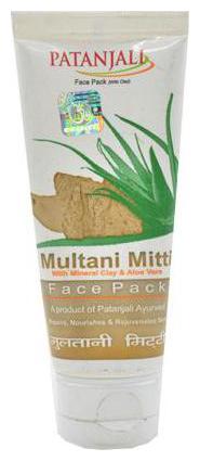 

Patanjali Face Pack Aloevera Multani Mitti 60 ml