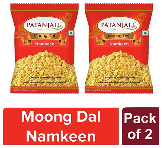 

Patanjali Moong Dal Namkeen 200 g Each ( Pack Of 2 )