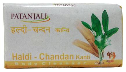 

Patanjali Somya Haldi chandan Kanti - Body Cleanser Soap 75 g