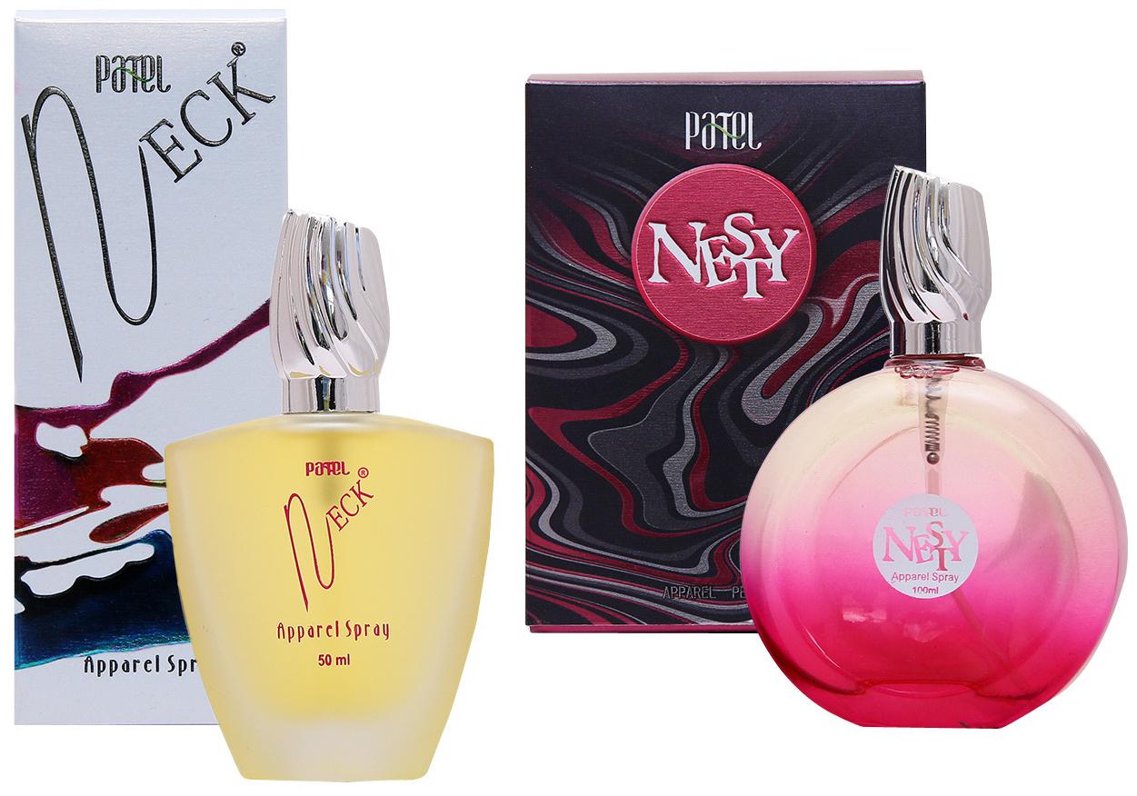

PATEL PERFUMES NECK-50 ml NESTY-100 ml Unisex Apparel Perfume Long Lasting Pack of 2