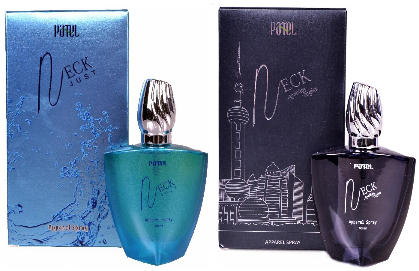 

PATEL PERFUMES NECK JUST-50 ml NECK ARABIAN NIGHT-50 ml Unisex Apparel Perfume Long Lasting Pack of 2