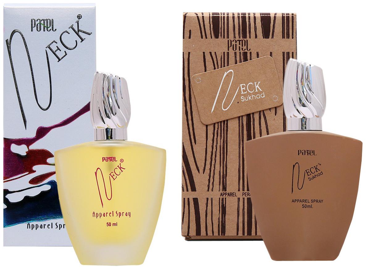 

PATEL PERFUMES NECK-50 ml NECK SUKHAD-50 ml Unisex Apparel Perfume Long Lasting Pack of 2