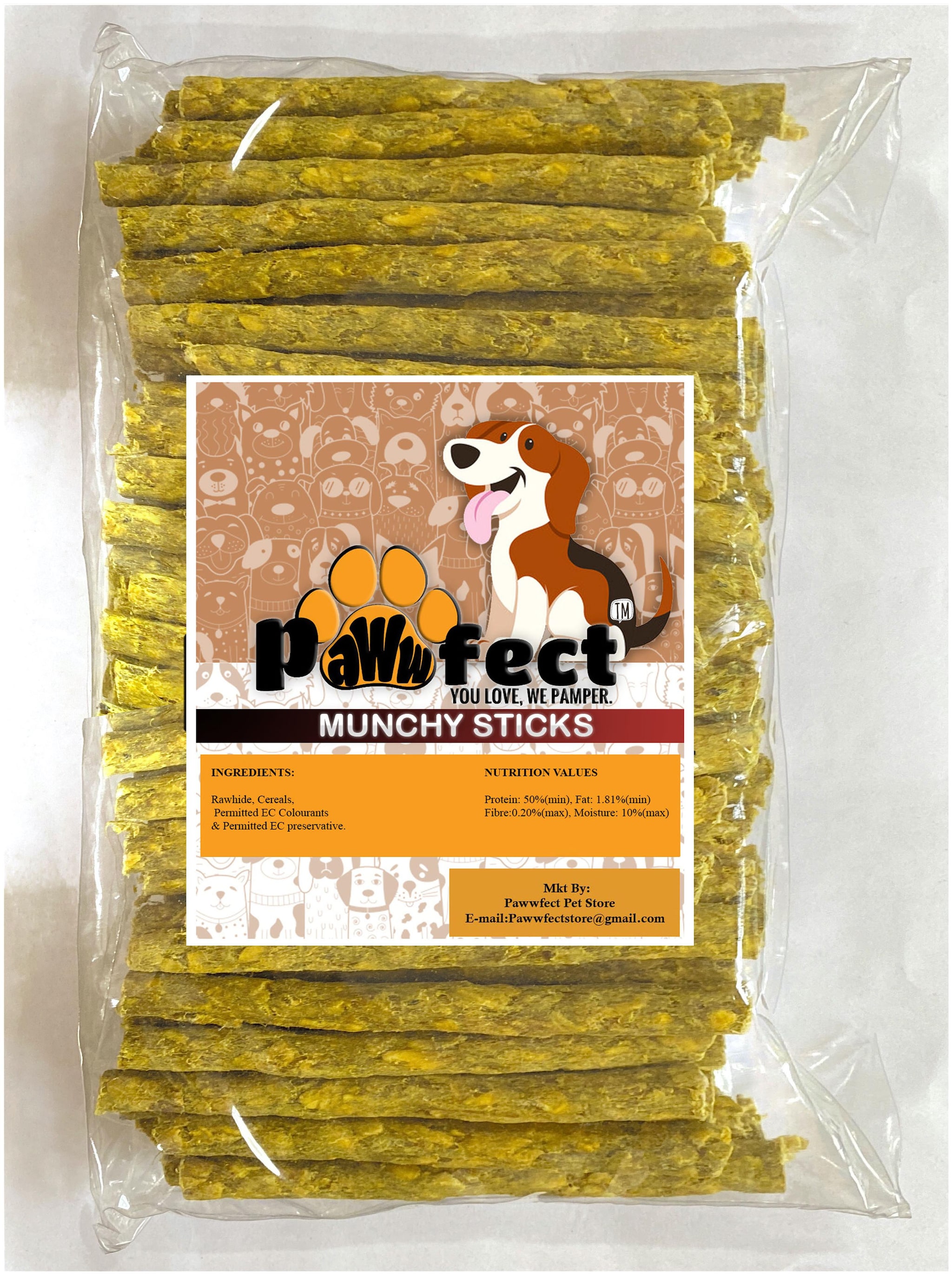 

Pawwfect Original Chicken Flavour Munchies Chewsticks 1kg Pack of 1