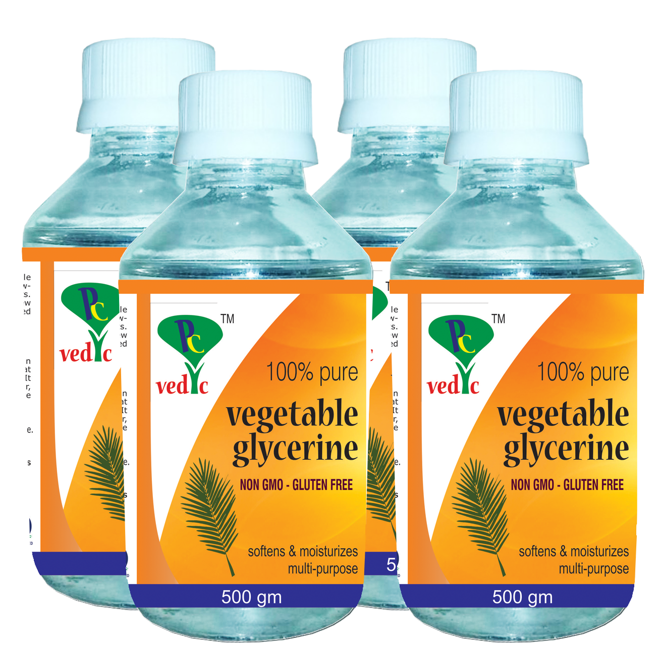 

Pc vedic vegetable glycerine (non gmo-gluten free) 500g (Pack Of 4)