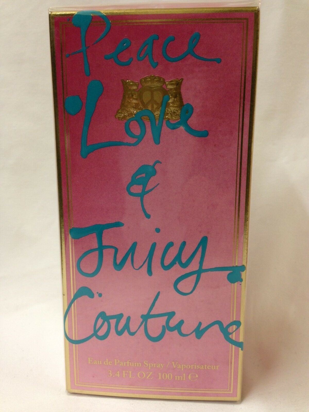 

PEACE LOVE JUICY COUTURE PERFUME WOMEN 3 4 OZ EDP SPRAY NEW IN BOX RETAIL 95