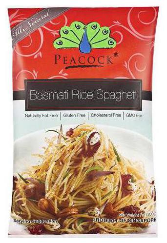 

Peacock Spaghetti - Basmati Rice 200 g
