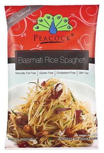 

Peacock Spaghetti - Basmati Rice 200 g