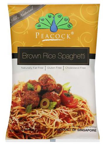 

Peacock Spaghetti - Brown Rice 200 g