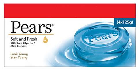 

Pears Bathing Soap - Soft Fresh 500 g