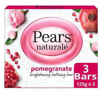 

Pears Naturale Pomegranate Brightening Bathing Soap Bar- 125 g (Pack of 3)