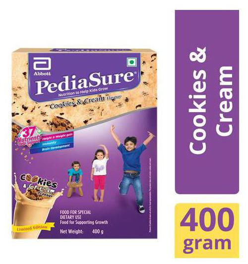

Pediasure Health Drink - Cookies Cream 400 g