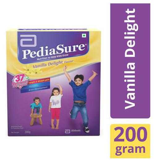 

Pediasure Nutritional Powder - Complete Balanced Vanilla Delight 200 g
