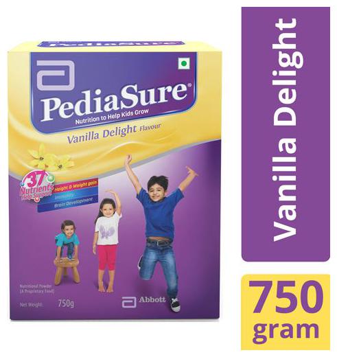 

Pediasure Nutritional Powder - Complete Balanced Vanilla Delight 750 g