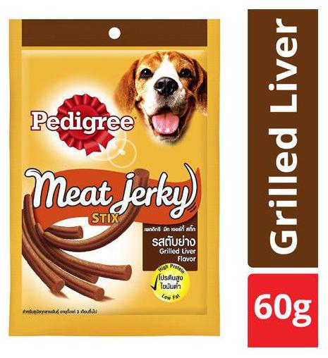 

Pedigree Dog Food - Meat Jerky Stix Grilled Liver flavoured 60 g