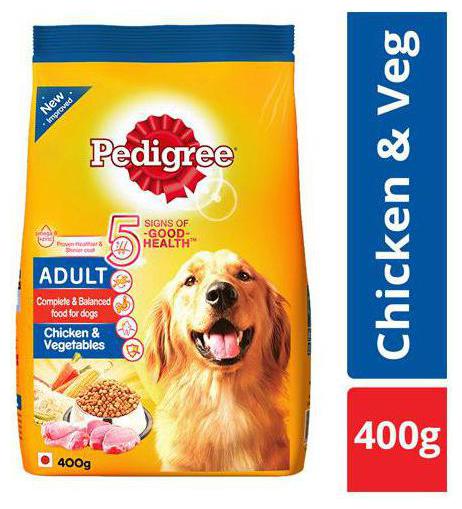 

Pedigree Dry Dog Food - Chicken Vegetables for Adult Dogs 400 g
