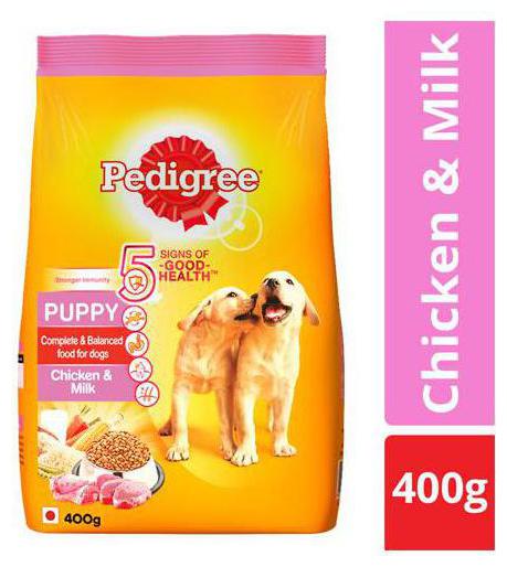 

Pedigree Dry Dog Food - Chicken Milk for Puppy 400 g