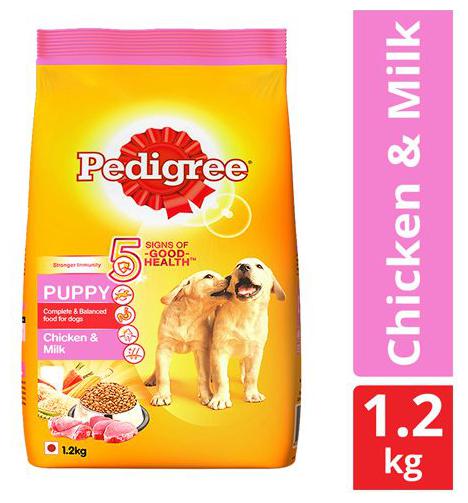 

Pedigree Dry Dog Food - Chicken Milk For Puppy 1 2 kg
