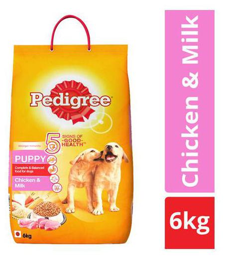 

Pedigree Dry Food Chicken Milk For Puppy 6 kg
