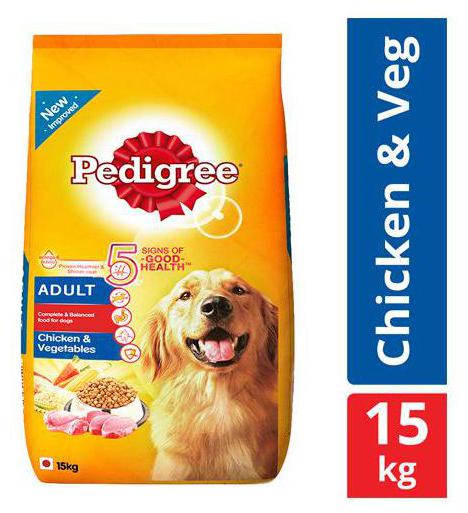 

Pedigree Dry Dog Food - Chicken Vegetables for Adult Dogs 15 kg