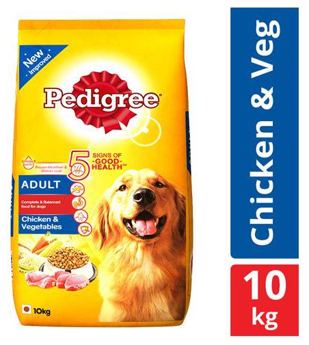 

Pedigree Dry Dog Food - Chicken Vegetables for Adult Dogs 10 kg