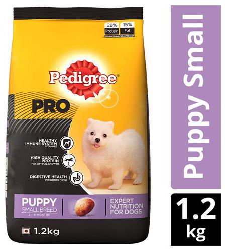 

Pedigree Dry Dog Food - PRO Expert Nutrition for Small Breed Puppy 2-9 months 1 2 kg