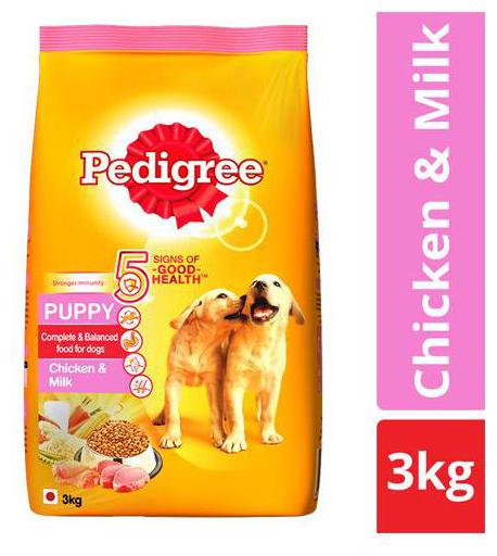 

Pedigree Dry Dog Food - Chicken Milk for Puppy 3 kg