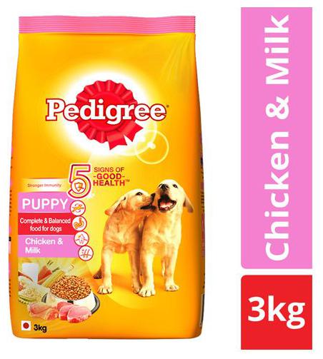 

Pedigree Dry Dog Food - Chicken Milk for Puppy 3 kg