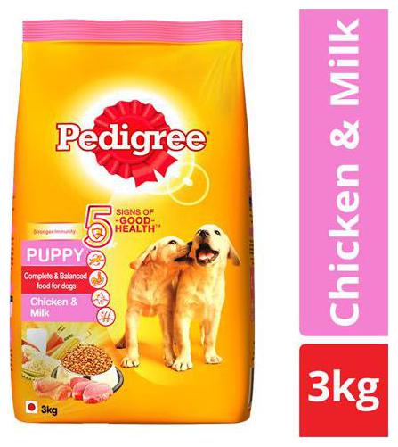 

Pedigree Dry Dog Food - Chicken Milk for Puppy 3 kg