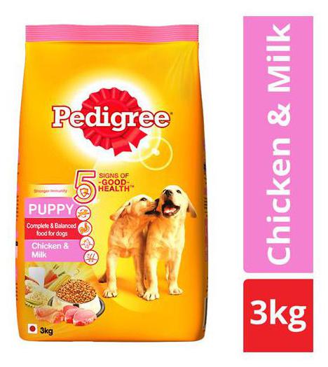 

Pedigree Dry Dog Food - Chicken Milk for Puppy 3 kg
