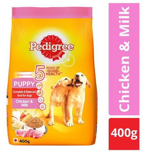 

Pedigree Dry Dog Food - Chicken Milk for Puppy 400 g