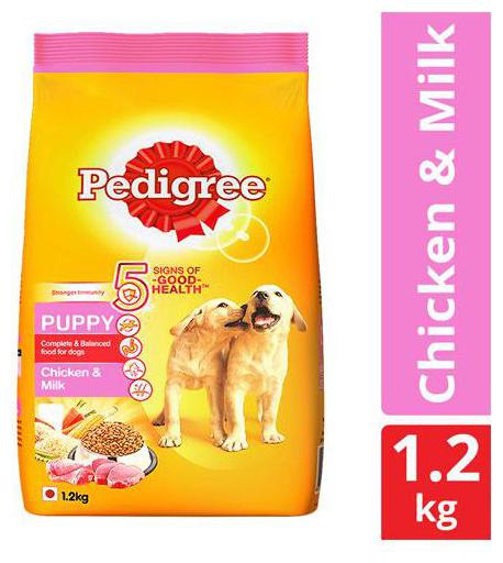 

Pedigree Dry Dog Food - Chicken Milk For Puppy 1 2 kg