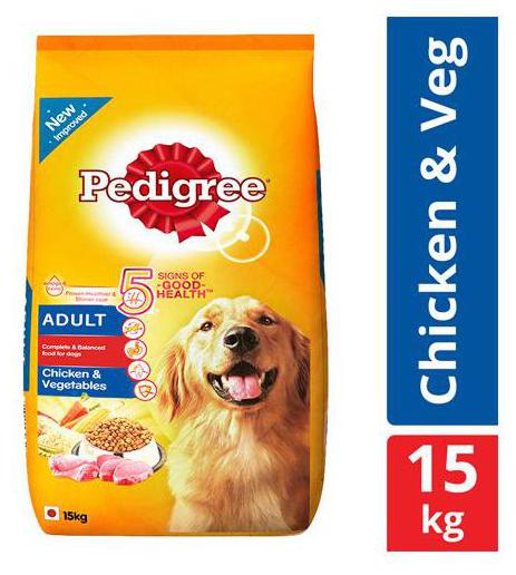 

Pedigree Dry Dog Food - Chicken Vegetables for Adult Dogs 15 kg