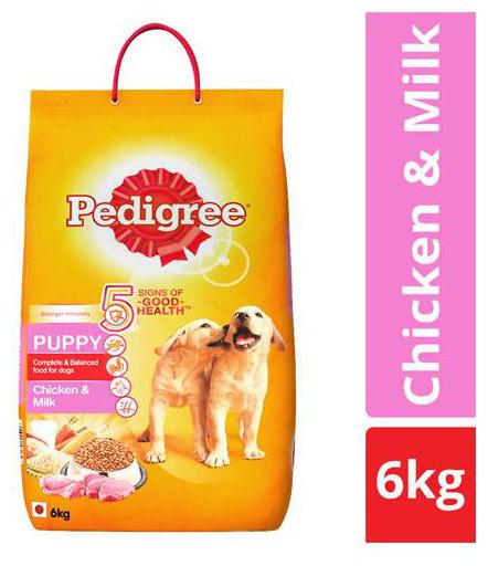 

Pedigree Dry Food Chicken Milk For Puppy 6 kg