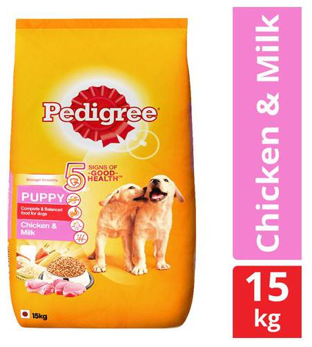 

Pedigree Dry Dog Food - Chicken Milk for Puppy 15 kg