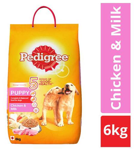 

Pedigree Dry Food Chicken Milk For Puppy 6 kg