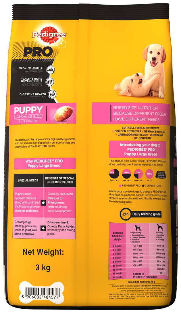 pedigree pro large breed